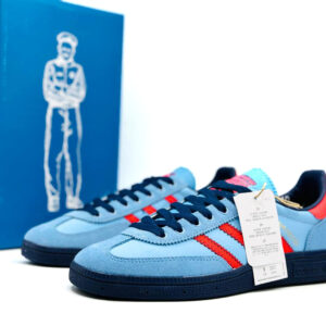 Кроссовки Adidas Manchester SPZL x C.P. Company “Light Blue Bright Red Dark Blue”