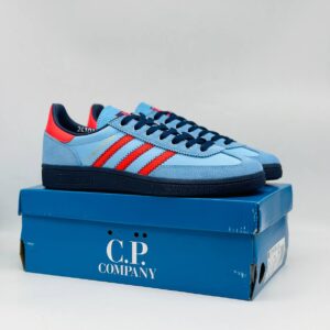 Кроссовки Adidas Manchester SPZL x C.P. Company “Light Blue Bright Red Dark Blue”