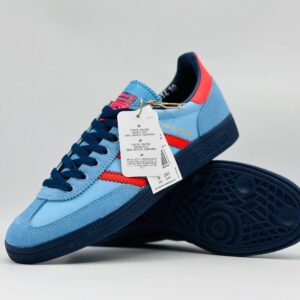 Кроссовки Adidas Manchester SPZL x C.P. Company “Light Blue Bright Red Dark Blue”