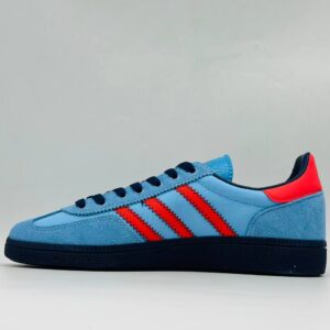 Кроссовки Adidas Manchester SPZL x C.P. Company “Light Blue Bright Red Dark Blue”